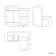 Trent Gloss White Combination Vanity Basin and Miami Toilet 1000mm