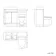 Trent Gloss White Combination Vanity Basin and Aruba Toilet 1100mm