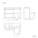 Trent Gloss White Combination Basin Drawer and Atlanta Toilet 1100mm - Left Handed