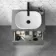 Trent Stone Grey Wall Hung Drawer 600mm - Excludes Counter Top Basin