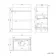Trent Stone Grey Combination Basin Drawer and Aruba Toilet 1100mm - Right Handed