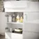 Harper Gloss White Basin Vanity with Marble Top & Back To Wall Unit 1200mm