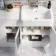 Harper Gloss White Combination Vanity Basin with Marble Top 1500mm