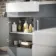Harper Stone Grey Basin Vanity and Back To Wall Toilet Unit 1200mm - Left Handed