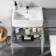 Foster Stone Grey Combination Vanity Basin and Seattle Toilet 1200mm