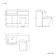 Foster Stone Grey Combination Vanity Basin and Atlanta Toilet 1200mm - Left Handed