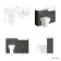 Monaco Graphite Grey Combination Vanity Basin with Marble Top & Atlanta Toilet 1200mm