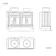 Lucia Graphite Grey Double Vanity with Marble Top & Round Counter Top Basin 1200mm