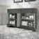 Lucia Graphite Grey Double Vanity with Marble Top & Curved Counter Top Basin 1200mm