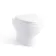 Quartz Stone Grey Combination Vanity Basin and Seattle Toilet 1050mm - Black Accents
