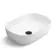 Avon Stone Grey Wall Hung Drawer Vanity with Marble Top & Curved Counter Top Basin 600mm - Black Accents