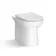 Harper Gloss White Combination Vanity Basin and Aruba Toilet 1200mm - Black Accents - Left Handed