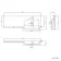 Harper Gloss White Combination Vanity Basin and Aruba Toilet 1200mm - Black Accents - Right Handed