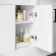 Harper Gloss White Combination Vanity Basin and Miami Toilet 1500mm - Black Accents