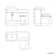 Harper Stone Grey Combination Vanity Basin and Aruba Toilet 1200mm - Black Accents