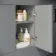 Harper Stone Grey Combination Vanity Basin and Aruba Toilet 1500mm - Black Accents