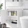 Foster Gloss White Combination Vanity Basin and Boston Toilet 1200mm - Left Handed