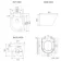 Monaco Dove Grey Combination Vanity Traditional Basin and Boston Toilet 1500mm