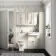 Monaco Chalk White Combination Vanity Traditional Basin with Marble Top & Hudson Toilet with Wooden Seat 1200mm