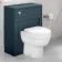 Traditional Inky Blue Back To Wall Unit and Seattle Toilet