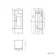 Monaco Inky Blue Combination Vanity Basin and Hudson Toilet with Wooden Seat 1500mm