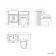 Monaco Inky Blue Combination Vanity Traditional Basin and Seattle Toilet 1200mm