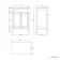 Bermuda Dove Grey Vanity with Oval Counter Top Basin 600mm - Brushed Brass Accents