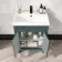Bermuda Midnight Green Combination Vanity Basin and Seattle Toilet 1100mm