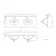 Lucia Graphite Grey Double Vanity with Marble Top & Undermount Basins 1200mm - Brushed Brass Accents