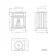 Lucia Inky Blue Vanity with Oak Effect Top & Round Counter Top Basin 640mm - Brushed Brass Accents