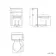 Bermuda Traditional Midnight Green Slimline Back To Wall Unit and Hudson Toilet with Wooden Seat