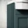 Monaco Midnight Green Combination Vanity Traditional Basin and Hudson Toilet with Wooden Seat 1500mm