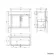 Bermuda Graphite Grey Basin Vanity 800mm - Brass Knurled Handles