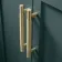 Bermuda Midnight Green Cabinet with Marble Top 1200mm Excludes Counter Top Basins - Brass Knurled Handles