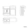 Monaco Chalk White Traditional Basin Vanity and Back To Wall Unit 1200mm (Excludes Pan & Cistern) - Brass Knurled Handles