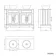 Lucia Chalk White Double Vanity with Marble Top & Round Counter Top Basin 1200mm - Brass Knurled Handles