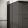 Lucia Graphite Grey Basin Vanity 830mm - Brass Knurled Handles