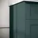 Lucia Midnight Green Vanity with Marble Top & Undermount Basin 830mm - Brass Knurled Handles