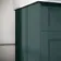Lucia Midnight Green Double Vanity with Marble Top & Undermount Basins 1200mm - Brass Knurled Handles