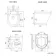 Harper Navy Blue Combination Vanity Basin with Marble Top & Boston Toilet 1500mm
