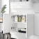 Foster Gloss White Combination Vanity Basin and Houston Toilet 1500mm