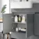 Foster Stone Grey Combination Vanity Basin and Tucson Toilet 1500mm