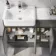 Foster Tungsten Grey Combination Vanity Basin with Marble Top & Houston Toilet 1500mm