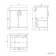 Mersey Gloss White Basin Vanity 600mm - Black Accents