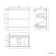 Corsica Midnight Green Basin Drawer Vanity 800mm