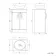 Mersey Gloss White Vanity with Oval Basin 500mm