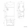 Quartz Gloss White Basin Vanity and Back To Wall Toilet Unit 950mm (Excludes Toilet) - Black Accents