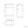 Quartz Gloss White Combination Vanity Basin and Denver Toilet 950mm - Black Accents