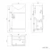 Quartz Gloss White Combination Vanity Basin and Houston Toilet 950mm - Black Accents