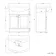 Capri Cotton White Vanity with Semi Recessed Basin 750mm - Brushed Handles